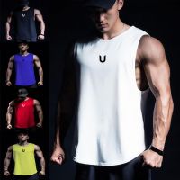 【คุณภาพสูง】M-4XL เสื้อกล้ามผู้ชาย Quick-drying Fitness S Tank Top Men Comfortable Sleeveless Training Basketball Singlet