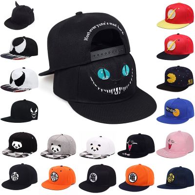 Fashion Pattern Letter Embroidered Hats Adjustable Cotton Snapback Caps Unisex Hip-hop Personality Baseball Cap Outdoor Sports Hat