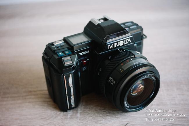 ขายกล้องฟิล์ม-minolta-a7000-made-in-japan-ใช้งานได้ปกติ-serial-18184466-พร้อมเลนส์-minolta-35-70mm-f4-0-macro-serial-12216966