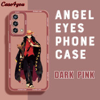 Case4you สำหรับ OPPO A94 A95 OPPO รูปการ์ตูนสุดเจ๋งนุ่ม Luffy เคสยางเลนส์เต็มกล้องปกป้องเคสกันกระแทก