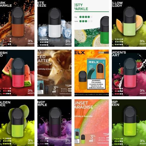 Luxkart Infinity 100 Original Relx Flavored Pods Vape Juice for ...