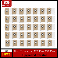 สำหรับ Proscenic M7 Pro M8 Pro ถุงเก็บฝุ่นอุปกรณ์เสริมเครื่องดูดฝุ่นหุ่นยนต์ถุงเก็บฝุ่นความจุขนาดใหญ่2.5L ถุงผ้า