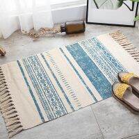 Nordic Cotton and Linen Floor Mats, Ethnic Carpets, Doormats, Doormats, Non- Mats in the Bedroom