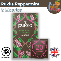 Pukka Peppermint &amp; Licorice ปุกก้า ชาเปปเปอร์มินต์ กลิ่นชะเอมเทศ 20 ซอง