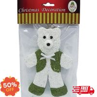 WE หมีโฟมแบน ขนาด 5 นิ้ว (6225-03) คละสี ของประดับ ของตกแต่งเทศกาลคริสต์มาส ของตกแต่งคริสต์มาส Christmas decoration ส่งฟรี