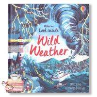 You just have to push yourself ! หนังสือ USBORNE LOOK INSIDE WILD WEATHER BOARD BOOK