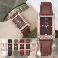 ⌚ 2022 the year of tiger simulation belt square case brief vogue lady diamond wrist watch quartz