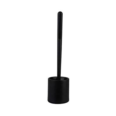 Toilet Brush Black Toilet Brush for Thorough and Easy Cleaning in with Plastic Bristles