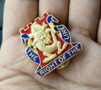 tomwang2012.US ARMY 14TH INFANTRY REGIMENT DUI UNIT CREST PIN Gold Dragons Badge