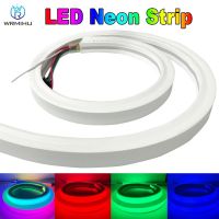 DC5V/12V WS2812B WS2813 WS2815 SK9822 Smart Independent Addressable RGB Pixels Silica Gel Rope Tube Led Neon Lighting Strip