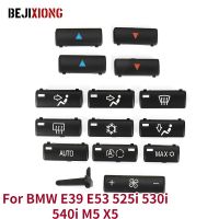 14 Buttons Key Caps Replacement Climate A/C Control Control Panel Switch Buttons Cover Caps For BMW E39 E53 525I 530I 540I M5 X5