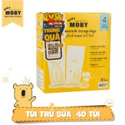 Túi trữ sữa Moby 3 khóa zip giúp bảo quản sữa và thực phẩm