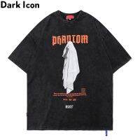 Dark Iconพิมพ์ขนาดใหญ่เสื้อยืดผู้ชายแขนสั้นฤดูร้อนชุดสตรีทฮิปฮอปTshirt Manเสื้อผ้า