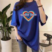 [AMYGO] 2023  M-5XL Plus Size Loose Tshirt Women Murah Wanita Lengan Pendek Baju T shirt Perempuan Clothes  Tshirt Woman Tops Girls Student Korean Style Ladies Kurung Moden 宽松T恤女裝上衣女生短袖衣服