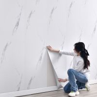 Wall Thickened 3d Self Adhesive Marble Wallpaper Bedroom Background Wall Shop Sticker Waterproof Home Decor Foam Wallpapers