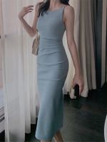 [hot]∈⊙  2022 New Spaghetti Bodycon Backless Sleeveless