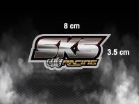 สติ๊กเกอร์ SKS Racing (ตั้ม บางพลี)  สะท้อนแสง3M สติกเกอร์ซิ่ง สติกเกอร์รถซิ่ง สติ๊กเกอร์รถแต่ง