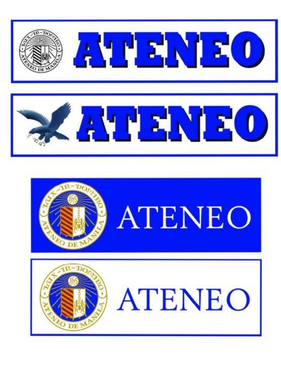 ATENEO CAR STICKER PACKAGE 4 PIECES, Ateneo Car Sticker Package, ADMU
