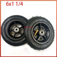 6X1 1/4 Tyre 6 Inch Pneumatic Tire Motorcycle Scooter Inflation Wheel With Hub With Inner Tube Electric Scooter E-Bike 150MM