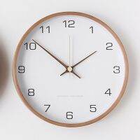 Nordic Solid Wood Wall Clock Living Room Modern Minimalist Creative Clock Decoration for Home Decor Clocks Garden