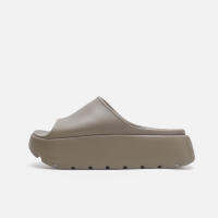 【lowest price】 Khaki green pressed rubber sports sandals, thick sole slippers, womens outdoor beach shoes