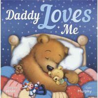 Daddy loves me warm heart parent-child picture book Dad loves me bedtime reading 3-6 years old story picture book English learning English original imported childrens books