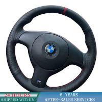 【YF】 Car Steering Wheel Cover Original Braid For BMW M Sport E46 330i 330Ci E39 540i 525i 530i M3