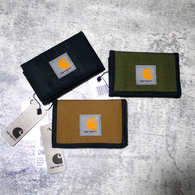 Carhartt cordura small wallet 3 พับ ไซส์กำลังดี ผ้า cordura เนื้อดี มีช่องใส่เหรียญ