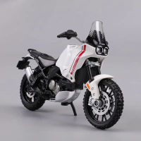 [ตลก NaiNaiKei]Maisto 1:18 DUCATI Desert X รถจักรยานยนต์รถยนต์จำลองล้อแม็กรถยนต์รุ่น