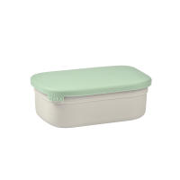 BEABA กล่องอาหารสแตนเลส Stainless Steel Lunch Box - Frosty Green / Grey