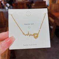 [COD] Titanium steel lightning pendant accessories necklace high-end light luxury niche collarbone chain female 2023 new trendy sweater