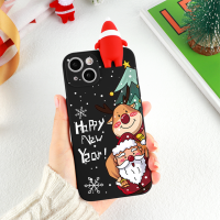 1 DIY เคสจี้ตุ๊กตาคริสต์มาสเหมาะสำหรับ Samsung Galaxy S22 S23 S20 FE S21 S10 S9บวกอัลตร้าไลท์ S10e S8 M52การ์ตูนคริสต์มาส