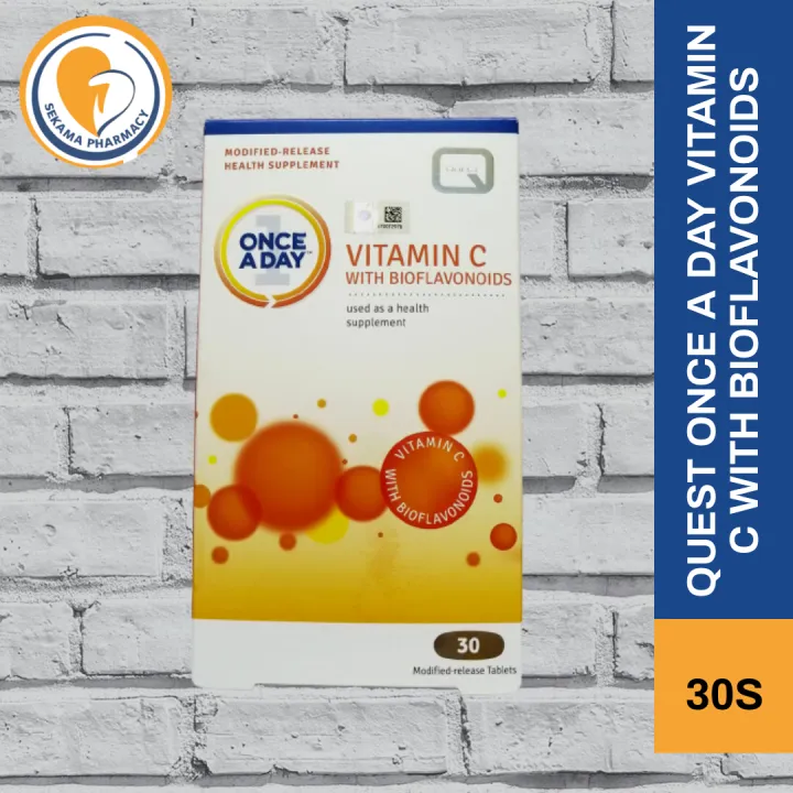 SEKAMA PHARMACY QUEST ONCE A DAY VITAMIN C WITH BIOFLAVONOIDS Lazada