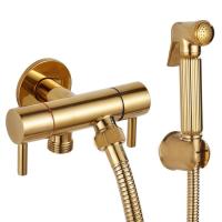 【CC】 Gold Bidets Faucet Sprayer Toilet Handheld Hygienic Garden Bidet BDG10