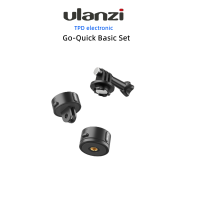 Ulanzi Go-Quick II Basic ชุดอะแดปเตอร์เมาท์แม่เหล็ก ปลดเร็ว สําหรับกล้องแอคชั่น.