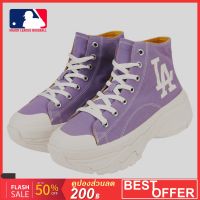 MLB รองเท้าผ้าใบ CHUNKY HIGH รุ่น 32SHU1111 07V LOS ANGELES DODGERS VIOLET