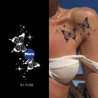 【Mars Tattoo】NEW Technology Magic Long Lasting 2 Weeks, Semi-Permanent tattoo,Temporary Tattoo sticker, Fake Tattoo, Star Butterfly Butterflies, X067