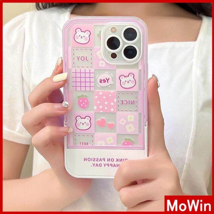 เข้ากันได้สำหรับ-เคสไอโฟน-เคสไอโฟน11-เคสโทรศัพท์-iphone-13-pro-max-เคส-iphone-อะคริลิคที่มองไม่เห็นพับขาตั้งซิลิโคนนุ่มเคสถุงลมนิรภัยกันกระแทกฝาครอบกล้องหมีการ์ตูนน่ารักสำหรับ-iphone-11-pro-max-13-pro