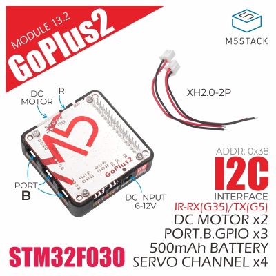 【☸2023 New☸】 fuchijin77 M5stack Goplus2จอ Dc และเซอร์โวโมดูลไดร์เวอร์ Stm32f0เครื่องส่ง Ir และชุดรับสัญญาณสำหรับชุด Esp32 Iic