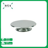 KMW Cake Stand แป้นรองเค้กสแตนเลส ฐานรองเค้ก ชั้นวางเค้ก ขนาด 31 x 4.5 Cm.รุ่น CKS10