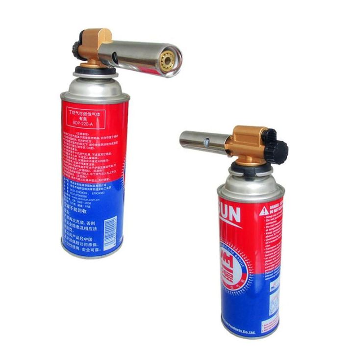 survival-kits-new-mechero-electronic-ignition-copper-flame-butane-gas-burner-maker-torch-lighter-survival-kits