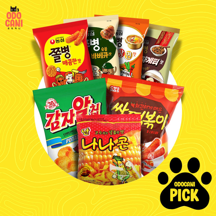 [Korean Snack] Sweet & Spicy Snacks ( potato chip / corn snack / rice ...