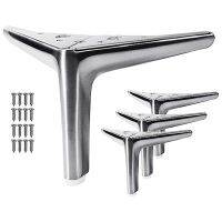 Cabinet Metal Feet Modern Furniture Feet for Cabinet Sofa Table Chair Bed Dresser Wardrobe Riser Replacement