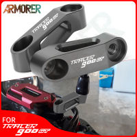 อุปกรณ์เสริมรถจักรยานยนต์กระจกขยาย Riser Spacers Extension Adapter สำหรับ YAMAHA TRACER 900 GT TRACER 900GT TRACER900 GT - 2022