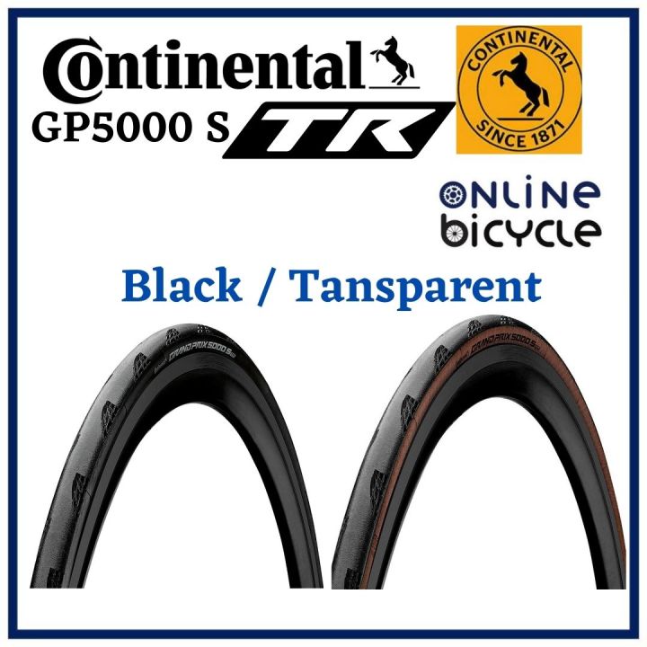 Continental Grand Pix GP5000 S TR Tubeless (Black / Transparent