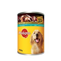 [12 PCS] Pedigree Can Chicken Liver inSauce เพดดิกรี กระป๋อง สตูไก่และตับเพิ่มผัก 700g X 12 กระป๋อง