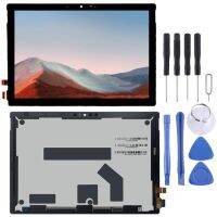 หน้าจอแอลซีดีต้นฉบับสำหรับ Microsoft Surface Pro 7 Plus / Pro 7+ 1960 1961 พร้อมชุดประกอบ Digitizer เต็ม (สีดำ) (YDDF)