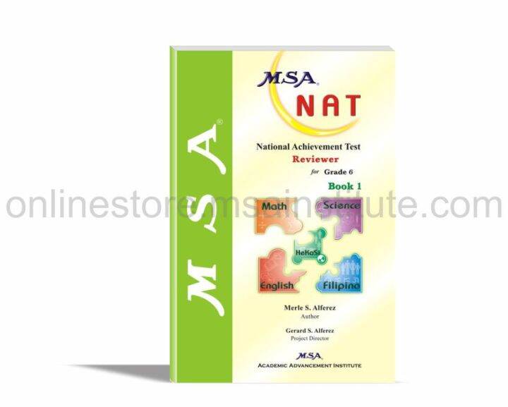 MSA NAT Reviewer for Grade 6 Book 1 (Authentic / Brand New) | Lazada PH