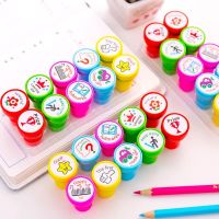 10Pcs Kids Birthday Party Toys Goody Bag Pinata Fillers Self-ink Stamps Kids Party Favors Event Supplies Cartoon Seal Gifts