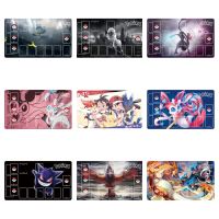 60*35*0.2ซม.PTCG Pokemon Dedicatedการ์ดเกมMat Battle Against Charizard Gengar Rayquaza Sylveonคอลเลกชันเกมของเล่นของขวัญ-Souyine